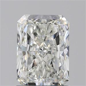 Foto Diamante Natural 1.50 quilates, Radiante , Color I, claridad SI1 y certificado GIA de