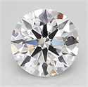 Lab Grown Diamond 1.02 Carats, Round with Ideal Cut, D Color, VVS2 Clarity and Certified by IGI