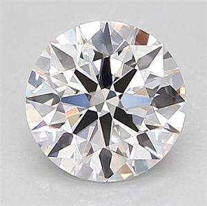 Picture of Lab Grown Diamond 1.02 Carats, Round with Ideal Cut, D Color, VVS2 Clarity and Certified by IGI