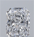 Natural Diamond 0.34 Carats, Radiant with  Cut, E Color, VVS1 Clarity and Certified by GIA