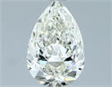Natural Diamond 1.01 Carats, Pear with  Cut, I Color, VS2 Clarity and Certified by IGI
