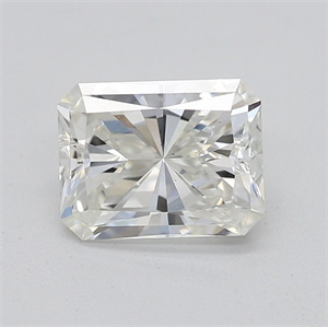 Picture of Natural Diamond 1.01 Carats, Radiant with  Cut, J Color, I1 Clarity and Certified by GIA