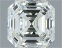 Natural Diamond 1.01 Carats, Asscher with  Cut, I Color, VS2 Clarity and Certified by IGI
