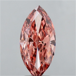Picture of Lab Grown Diamond 5.23 Carats, Marquise with  Cut, Fancy Brown Color, VS1 Clarity and Certified by IGI