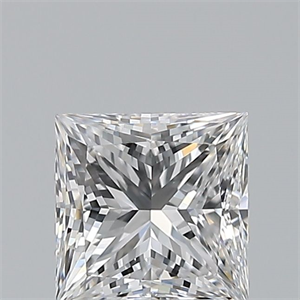 Picture of Natural Diamond 0.70 Carats, Princess with  Cut, D Color, VS1 Clarity and Certified by GIA