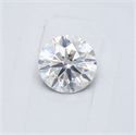Diamante Natural 0.40 quilates, Redondo , Color F, claridad I1 y certificado GIA