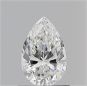 Natural Diamond 0.70 Carats, Pear with  Cut, E Color, VS1 Clarity and Certified by GIA