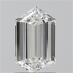 Picture of Natural Diamond 1.06 Carats, HEXAGONAL with  Cut, E Color, VS2 Clarity and Certified by GIA