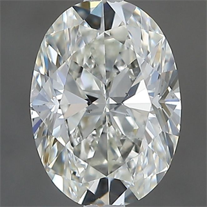 Foto Diamante Natural 1.01 quilates, Ovalado , Color J, claridad VS2 y certificado GIA de