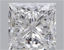 Diamante Natural 1.00 quilates, Princesa , Color D, claridad SI1 y certificado GIA