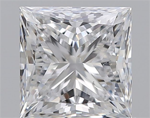 Foto Diamante Natural 1.00 quilates, Princesa , Color D, claridad SI1 y certificado GIA de