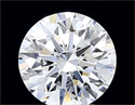 Lab Grown Diamond 2.15 Carats, Round with Ideal Cut, D Color, VVS2 Clarity and Certified by IGI