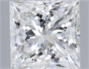 Natural Diamond 1.91 Carats, Princess with  Cut, G Color, VVS1 Clarity and Certified by GIA