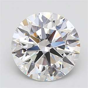 Picture of Lab Grown Diamond 4.73 Carats, Round with Ideal Cut, E Color, IF Clarity and Certified by IGI