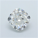 Natural Diamond 0.96 Carats, Cushion with  Cut, G Color, I1 Clarity and Certified by GIA