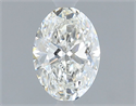 Diamante Natural 0.70 quilates, Ovalado , Color G, claridad VVS2 y certificado GIA