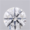 Lab Grown Diamond 3.35 Carats, Round with Excellent Cut, F Color, VVS1 Clarity and Certified by GIA