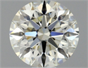 Diamante Natural 0.57 quilates, Redondo , Color K, claridad VS2 y certificado GIA