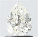 Diamante Natural 0.71 quilates, De pera , Color H, claridad IF y certificado IGI