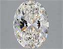 Natural Diamond 2.24 Carats, Oval with  Cut, G Color, SI1 Clarity and Certified by GIA