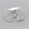Natural Diamond 1.07 Carats, Cushion with  Cut, H Color, VS1 Clarity and Certified by GIA