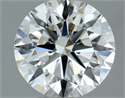 Natural Diamond 0.50 Carats, Round with Excellent Cut, G Color, VVS2 Clarity and Certified by IGI
