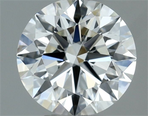 Picture of Natural Diamond 0.50 Carats, Round with Excellent Cut, G Color, VVS2 Clarity and Certified by IGI