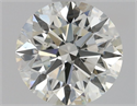 Natural Diamond 0.81 Carats, Round with Excellent Cut, J Color, SI1 Clarity and Certified by GIA
