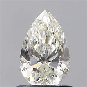 Picture of Natural Diamond 0.70 Carats, Pear with  Cut, I Color, VVS2 Clarity and Certified by GIA