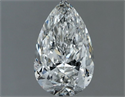 Natural Diamond 0.70 Carats, Pear with  Cut, G Color, SI2 Clarity and Certified by GIA