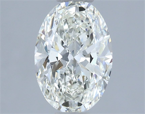 Picture of Natural Diamond 1.00 Carats, Oval with  Cut, I Color, VS1 Clarity and Certified by IGI
