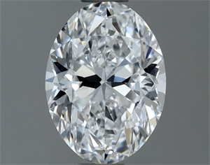 Picture of Natural Diamond 0.80 Carats, Oval with  Cut, D Color, VVS2 Clarity and Certified by GIA