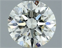 Natural Diamond 0.70 Carats, Round with Excellent Cut, J Color, VS1 Clarity and Certified by IGI