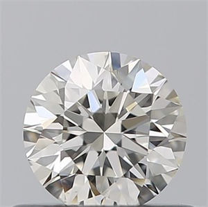 Picture of Natural Diamond 0.43 Carats, Round with Excellent Cut, H Color, VS1 Clarity and Certified by IGI