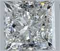 Natural Diamond 3.01 Carats, Princess with  Cut, G Color, SI1 Clarity and Certified by GIA