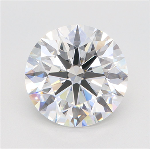 Picture of Lab Grown Diamond 3.43 Carats, Round with Ideal Cut, F Color, IF Clarity and Certified by IGI