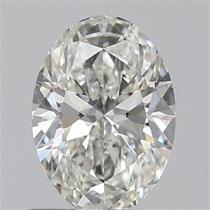 Picture of Natural Diamond 0.70 Carats, Oval with  Cut, H Color, VS2 Clarity and Certified by GIA