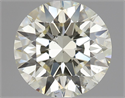 Natural Diamond 1.51 Carats, Round with Excellent Cut, N Color, SI1 Clarity and Certified by GIA