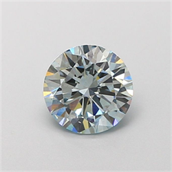 Picture of Lab Grown Diamond 1.25 Carats, Round with Excellent Cut, Fancy Blue Color, VVS2 Clarity and Certified by IGI