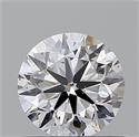 Natural Diamond 0.70 Carats, Round with Very Good Cut, D Color, SI1 Clarity and Certified by GIA