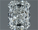Natural Diamond 0.51 Carats, Radiant with  Cut, H Color, IF Clarity and Certified by GIA