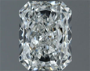 Picture of Natural Diamond 0.51 Carats, Radiant with  Cut, H Color, IF Clarity and Certified by GIA