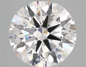 Picture of Lab Grown Diamond 2.83 Carats, Round with Ideal Cut, E Color, VS1 Clarity and Certified by IGI