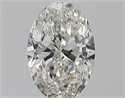 Natural Diamond 0.75 Carats, Oval with  Cut, I Color, VS1 Clarity and Certified by GIA