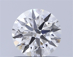 Picture of Lab Grown Diamond 1.03 Carats, Round with Ideal Cut, E Color, VVS2 Clarity and Certified by IGI