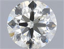 Natural Diamond 1.02 Carats, Round with Excellent Cut, K Color, I1 Clarity and Certified by IGI