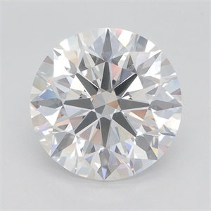 Picture of Lab Grown Diamond 4.64 Carats, Round with Ideal Cut, F Color, VVS1 Clarity and Certified by IGI