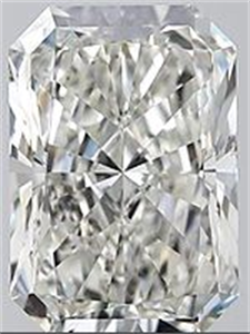 Picture of Natural Diamond 3.01 Carats, Radiant with  Cut, I Color, SI2 Clarity and Certified by GIA