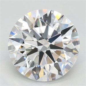 Picture of Lab Grown Diamond 3.04 Carats, Round with Ideal Cut, D Color, VVS1 Clarity and Certified by IGI