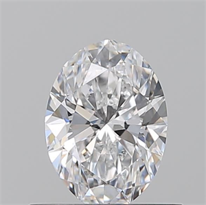 Picture of Natural Diamond 0.51 Carats, Oval with  Cut, D Color, VVS1 Clarity and Certified by GIA